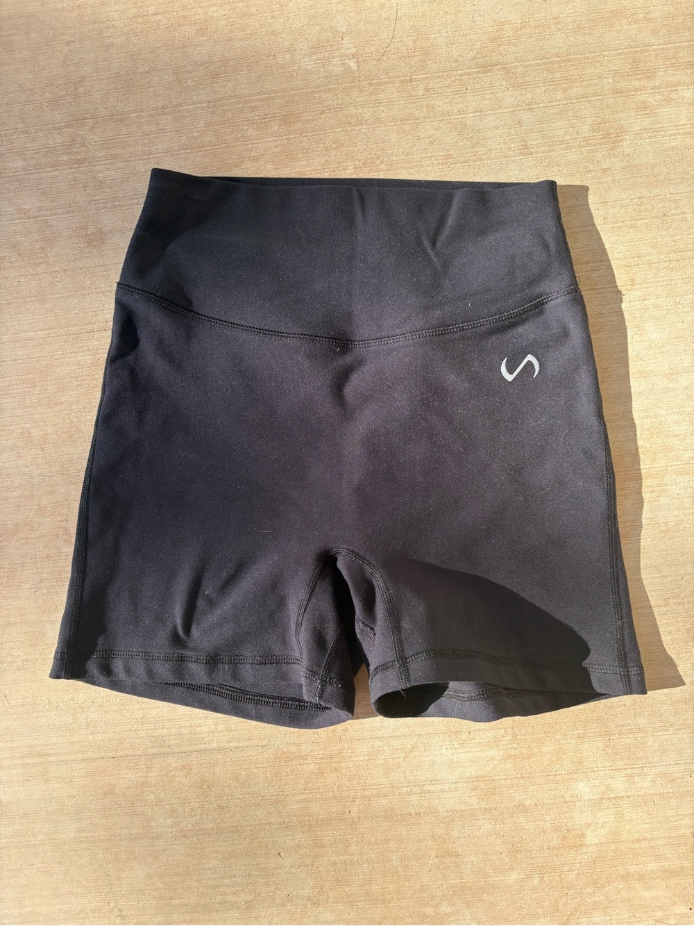 TLF Women's High-Waist Black Athletic Shorts